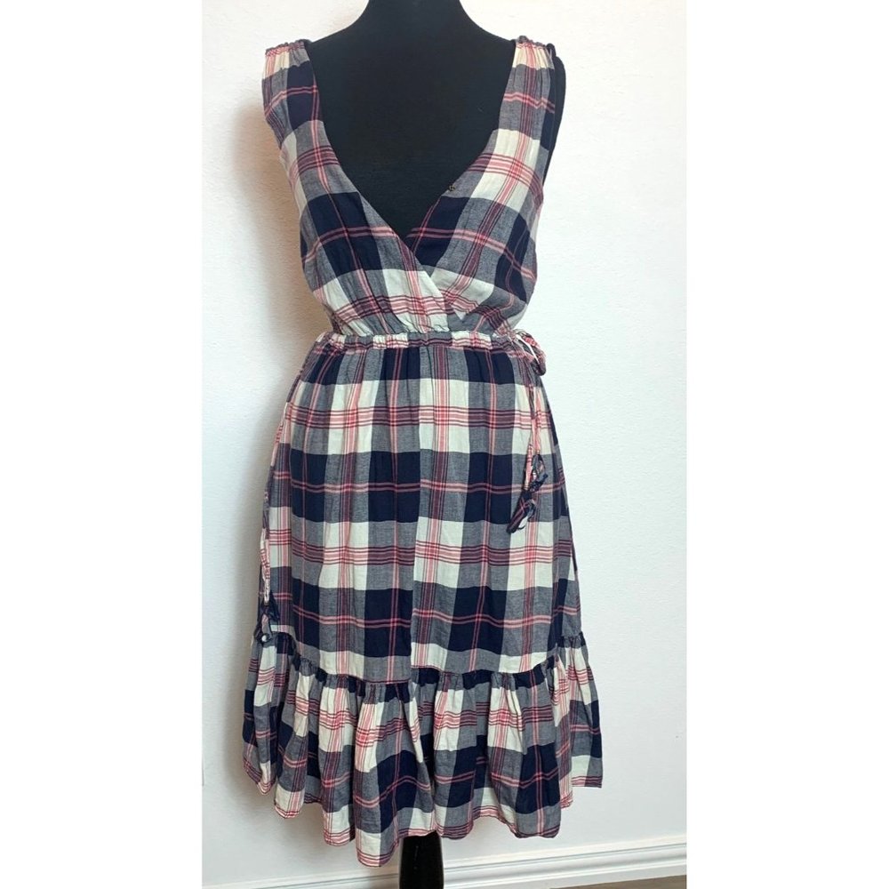 Isabella Sinclair by Anthropologie Flannel Dickens Plaid Dress Size XS - Picture 14 of 16